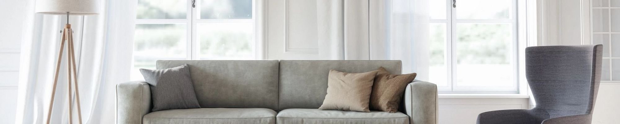 Living room with couch and chairs - Lacey's The Carpetmaster in VT